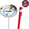 Thermometer for 0,8 kg pressure ham cooker (0°C to +120°C) 9,0cm - 2 ['ham thermometer', ' meat thermometer', ' food thermometer', ' brewing thermometer', ' ham cooker 0.8 kg', ' ham thermometer accessories', ' ham thermometer with colour dial', ' kitchen thermometer']