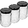 Twist off jar, 250 ml, with “Home made” print and Ø66/4 lid - 3 pcs. - 2 ['printed jars', ' decorative jars', ' jars with screw caps', ' preserving jars', ' elegant jars', ' jam jars', ' printed jar', ' graphic jar', ' preserving jars', ' pantry jars', ' set of jars', ' jars with screw caps']
