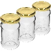 Twist off jar, 300 ml, with “Fruit” print and Ø66/4 lid - 3 pcs. - 2 ['printed jars', ' decorative jars', ' jars with screw caps', ' preserving jars', ' elegant jars', ' jam jars', ' printed jar', ' graphic jar', ' preserving jars', ' pantry jars', ' TO jar', ' twist-off jar']