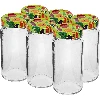 Twist-off jar 90 ml with coloured cap fi43 - 6 pcs.  - 1 ['preserving jars', ' jars with screw caps', ' for preserves', ' for jam', ' for spices']