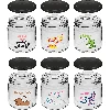 Twist-off jar for children, 212 ml, with print and lid, 6 pcs - 2 ['jars with print', ' decorative jars', ' jars with lids', ' jars for preserves', ' elegant jars', ' jars for jams', ' jar with print', ' jar with graphics', ' preserve jars', ' jars for larder', ' 212 mL jar', ' jars for storage', ' jars for yoghurt', ' yoghurt jars', ' jars for children', ' jar for children', ' children’s jar']