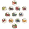 Twist off lid Ø82/6 , fruit 3 graphic - 10 pcs.  - 1 ['lids', ' jar lids', ' lids for jars', ' jar caps', ' caps for jars']