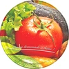 Twist off lid Ø82/6 , tomatoes graphic - 10 pcs.  - 1 ['cap', ' screw-on cap', ' jars']