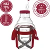 Unbreakable Demijohn - 10 L with braces - 6 ['wine demijohn', ' beer demijohn', ' wine containers', ' beer containers', ' PET containers', ' wide-mouth demijohn', ' wine sets', ' unbreakable containers', ' fermentation containers', ' fermentation demijohn', ' demijohn with a cap', ' demijohn with accessories', ' wine novelties', ' home wines', ' home-made beer', ' carrying straps', ' demijohns', ' plastic', ' unbreakable', ' fermenter', ' fume', ' carboy', ' gallon', ' wine', ' beer', ' with straps', ' set', ' 10L']