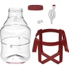 Unbreakable Demijohn - 10 L with braces - 2 ['demijohns', ' shatterproof demijohns', ' 10l demijohns', ' beer container', ' beer demijohns', ' fermenter', ' fermentable', ' unbreakable demijohns', ' wide mouth demijohns', ' balloon holder']
