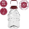 Unbreakable Demijohn - 10 L with handle - 5 ['demijohns', ' shatterproof demijohns', ' 10l demijohns', ' beer container', ' beer demijohns', ' fermenter', ' fermentable', ' unbreakable demijohns', ' wide mouth demijohns', ' balloon holder']