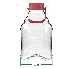 Unbreakable Demijohn - 10 L with handle - 7 ['demijohns', ' shatterproof demijohns', ' 10l demijohns', ' beer container', ' beer demijohns', ' fermenter', ' fermentable', ' unbreakable demijohns', ' wide mouth demijohns', ' balloon holder']