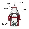 Unbreakable Demijohn - 20 L with braces - 4 ['demijohns', ' shatterproof demijohns', ' 20l demijohns', ' beer container', ' beer demijohns', ' fermenter', ' fermentable', ' unbreakable demijohns', ' wide mouth demijohns', ' balloon holder']