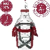 Unbreakable Demijohn - 20 L with braces - 6 ['demijohns', ' shatterproof demijohns', ' 20l demijohns', ' beer container', ' beer demijohns', ' fermenter', ' fermentable', ' unbreakable demijohns', ' wide mouth demijohns', ' balloon holder']