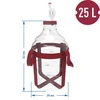 Unbreakable Demijohn - 25 L with braces - 7 ['demijohns', ' shatterproof demijohns', ' 25l demijohns', ' beer container', ' beer demijohns', ' fermenter', ' fermentable', ' unbreakable demijohns', ' wide mouth demijohns', ' balloon holder']