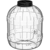 Unbreakable, multifunctional jar with black cap, 12 L - 2 ['preserving jars', ' pickle jar', ' cucumber jar', ' liqueur jar', ' 12 l jar', ' certified jar', ' unbreakable jar', ' multi-purpose jar', ' multi-purpose jar', ' preserving jar', ' plastic jar', ' plastic jar']
