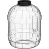 Unbreakable, multifunctional jar with black cap, 15 L - 2 ['preserving jars', ' pickle jar', ' cucumber jar', ' liqueur jar', ' 15 l jar', ' certified jar', ' unbreakable jar', ' multi-purpose jar', ' multi-purpose jar', ' preserving jar', ' plastic jar', ' plastic jar']