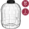 Unbreakable, multifunctional jar with black cap, 15 L - 4 ['preserving jars', ' pickle jar', ' cucumber jar', ' liqueur jar', ' 15 l jar', ' certified jar', ' unbreakable jar', ' multi-purpose jar', ' multi-purpose jar', ' preserving jar', ' plastic jar', ' plastic jar']