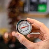 Universal thermometer (-30°C to +30°C) - 7 ['round thermometer', ' thermometer for refrigerator', ' thermometer for freezer', ' thermometer for car', ' car thermometer', ' universal thermometers', ' thermometers', ' silver thermometer', ' self-adhesive thermometer']
