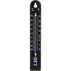 Universal-Thermometer, black (-30°C to +50°C) 17cm  - 1 ['thermometer', ' universal thermometer', ' plastic thermometer', ' thermometer with legible scale', ' thermometer with dual scale', ' thermometer for rooms with high humidity']