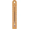 Universal-Thermometer, light brown (-30°C to +50°C) 17cm  - 1 ['thermometer', ' universal thermometer', ' plastic thermometer', ' thermometer with legible scale', ' thermometer with dual scale', ' thermometer for rooms with high humidity']