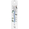 Universal thermometer with a pattern - birds (-30°C do +50°C) 20cm  - 1 ['universal thermometer', ' plastic thermometer', ' thermometer with rags-to-riches scale', ' thermometer with dual scale', ' thermometer for rooms with high humidity', ' indoor and outdoor thermometer', ' thermometer with bright print']