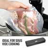 Vacuum sealer - versatile, black - 11 ['vacuum packing', ' vacuum sealers', ' food storage', ' textured bags', ' bag sealing', ' vacuum packer', ' vacuum sealer', ' for food packing', ' vacuum packing set', ' vacuum sealer film', ' for meat', ' for fish', ' for cheese', ' how to extend the shelf life of food', ' food storage at home', ' gift', ' kitchen equipment', ' practical kitchen accessories', ' efficient vacuum sealer']