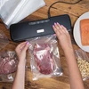 Vacuum sealer - versatile, black - 15 ['vacuum packing', ' vacuum sealers', ' food storage', ' textured bags', ' bag sealing', ' vacuum packer', ' vacuum sealer', ' for food packing', ' vacuum packing set', ' vacuum sealer film', ' for meat', ' for fish', ' for cheese', ' how to extend the shelf life of food', ' food storage at home', ' gift', ' kitchen equipment', ' practical kitchen accessories', ' efficient vacuum sealer']