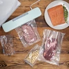 Vacuum sealer - versatile, pistachio colour - 14 ['vacuum packing', ' vacuum sealers', ' food storage', ' textured bags', ' bag sealing', ' vacuum packer', ' vacuum sealer', ' for food packing', ' vacuum packing set', ' vacuum sealer film', ' for meat', ' for fish', ' for cheese', ' how to extend the shelf life of food', ' food storage at home', ' gift', ' kitchen equipment', ' practical kitchen accessories', ' efficient vacuum sealer', ' sage colour', ' pistachio colour']