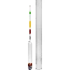 Vinometer (sugar meter) in a plastic test tube  - 1 ['Vinometer', ' sugar meter', ' devices for measuring sugar concentration', ' ballingometer', ' for wine', ' for beet', ' areometer']