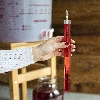Vinometer (sugar meter) with thermometer in a plastic test tube - 4 