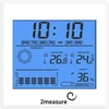 Weather station – electronic, backlit, probe, white - 2 ['weather station with probe', ' thermometer-hygrometer', ' multifunctional weather station', ' for temperature measurement', ' with clock', ' backlit display', ' min-max memory', ' humidity measurement', ' browin', ' weather station']