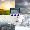 Weather station – electronic, probe, white - 10 ['weather station', ' household weather station', ' temperature', ' ambient temperature', ' temperature monitoring', ' electronic thermometer', ' indoor thermometer', ' outdoor thermometer', ' thermometer outside', ' thermometer with probe', ' electronic thermometer with probe', ' meteorological station']