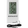 Weather station – Electronic, probe, white  - 1 ['temperature', ' ambient temperature', ' temperature control', ' indoor thermometer', ' external thermometer', ' outdoor thermometer']