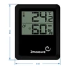 Weather station – electronic, wireless, black - 7 ['weather station', ' household weather station', ' temperature', ' ambient temperature', ' temperature monitoring', ' electronic thermometer', ' indoor thermometer', ' humidity meter', ' thermometer with hygrometer', ' thermometer with humidity meter', ' air humidity meter', ' weather station']