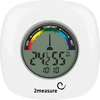 Weather station – electronic, wireless, white - 2 ['weather station', ' home weather station', ' temperature', ' ambient temperature', ' temperature control', ' digital thermometer', ' contact thermometer', ' indoor thermometer', ' hygrometer', ' hygrometer thermometer', ' thermometer with hygrometer', ' air hygrometer ']
