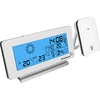 Weather station RCC, DCF – electronic, wireless, backlit, sensor, white - 2 ['weather station', ' household weather station', ' temperature', ' ambient temperature', ' temperature monitoring', ' electronic thermometer', ' thermometer with sensor', ' indoor thermometer', ' outdoor thermometer', ' thermometer outside', ' meteorological station']