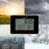 Weather station RCC – electronic, wireless, backlit, sensor, black - 21 ['weather station', ' household weather station', ' temperature', ' ambient temperature', ' temperature monitoring', ' electronic thermometer', ' thermometer with sensor', ' indoor thermometer', ' outdoor thermometer', ' thermometer outside']