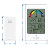Weather station RCC – electronic, wireless, sensor, white - 7 ['weather station', ' household weather station', ' temperature', ' ambient temperature', ' temperature monitoring', ' electronic thermometer', ' thermometer with sensor', ' indoor thermometer', ' outdoor thermometer', ' thermometer outside', ' meteorological station']