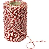 White-and-red cotton twine for meat tying (240°C) 55 m  - 1 ['twine for tying processed meat', ' twine for meat tying', ' string for tying processed meat', ' string for meat tying', ' for roasting', ' for smoking', ' for curing', ' for scalding', ' for meat tying']
