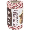 White-and-red cotton twine for meat tying (240°C) 55 m - 2 ['twine for tying processed meat', ' twine for meat tying', ' string for tying processed meat', ' string for meat tying', ' for roasting', ' for smoking', ' for curing', ' for scalding', ' for meat tying']