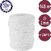 White cotton twine / string for meat tying  (240°C) 145 m - 2 ['for smoking', ' for roasting', ' for scalding', ' for smoked meat', ' for meat', ' natural string', ' natural twine', ' for meat tying']