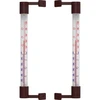 Window thermometer stick-on/screw-on , brown  (-50°C to +50°C) 22cm - 3 ['round thermometer', ' what temperature']