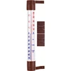 Window thermometer, stick-on/screw-on, brown (-60°C to +50°C) 23cm  - 1 ['round thermometer', ' what temperature']