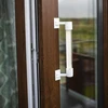 Window thermometer stick-on/screw-on, white  (-60°C to +50°C) 23cm - 5 ['round thermometer', ' what temperature']