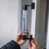 Window thermometer with a pattern - clothes (-50°C to +50°C) 23cm - 3 ['round thermometer', ' what temperature']