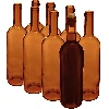 Wine bottle 0.75 L, brown - 8-pack - 2 ['750ml bottle', ' wine bottle', ' wine bottle', ' wine bottles', ' wine bottles', ' glass bottle', ' cork bottle', ' 0.7 bottles', ' brown wine bottles']