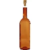 Wine bottle 0.75 L, brown - 8-pack - 4 ['750ml bottle', ' wine bottle', ' wine bottle', ' wine bottles', ' wine bottles', ' glass bottle', ' cork bottle', ' 0.7 bottles', ' brown wine bottles']
