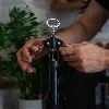 Winged Corkscrew , plastic grip - 2 ['wine chervil', ' wine opener', ' bottle opener', ' corkscrew']