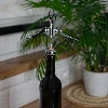 Winged Corkscrew , silver colour - 3 ['wine chervil', ' wine opener', ' bottle opener', ' corkscrew']