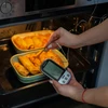 Wireless food thermometer (0°C to 250°C) - 10 ['temperature', ' roasting thermometer', ' oven thermometer', ' food thermometer', ' kitchen thermometer', ' cooking thermometer', ' catering thermometer', ' barbecue thermometer', ' smoking thermometer', ' food thermometer with probe', ' meat thermometer', ' thermometer with probe', ' kitchen thermometer with probe', ' meat probe']
