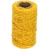 Yellow cotton twine 100 g  - 1 ['twine of cotton', ' cotton twine', ' twine for delicate plants', ' natural twine', ' eco-friendly twine', ' macramé twine', ' twine for binding', ' craft twine', ' drawstring', ' yellow twine']
