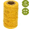 Yellow cotton twine 100 g - 4 ['twine of cotton', ' cotton twine', ' twine for delicate plants', ' natural twine', ' eco-friendly twine', ' macramé twine', ' twine for binding', ' craft twine', ' drawstring', ' yellow twine']