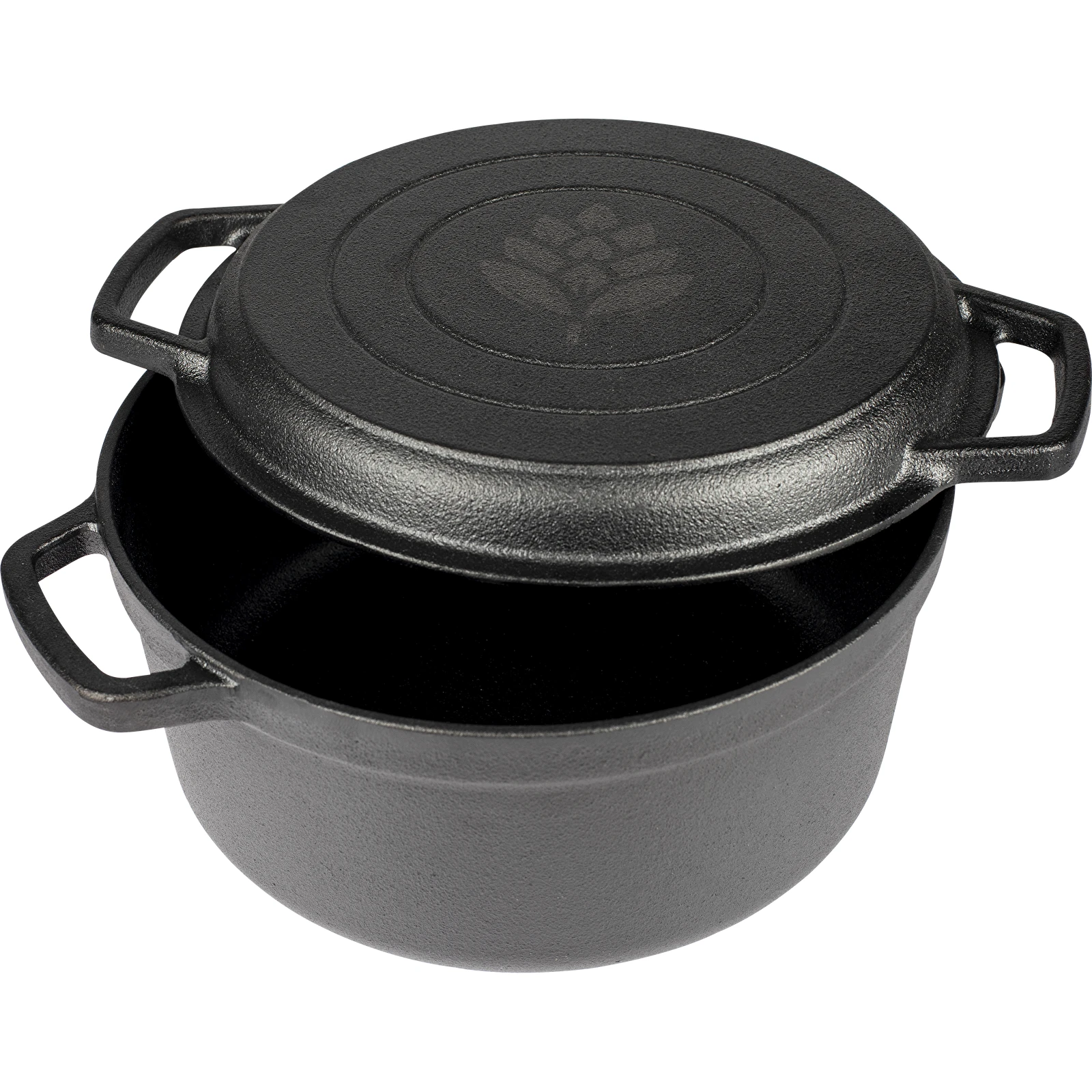 Cast Iron Pot 3 L, Black