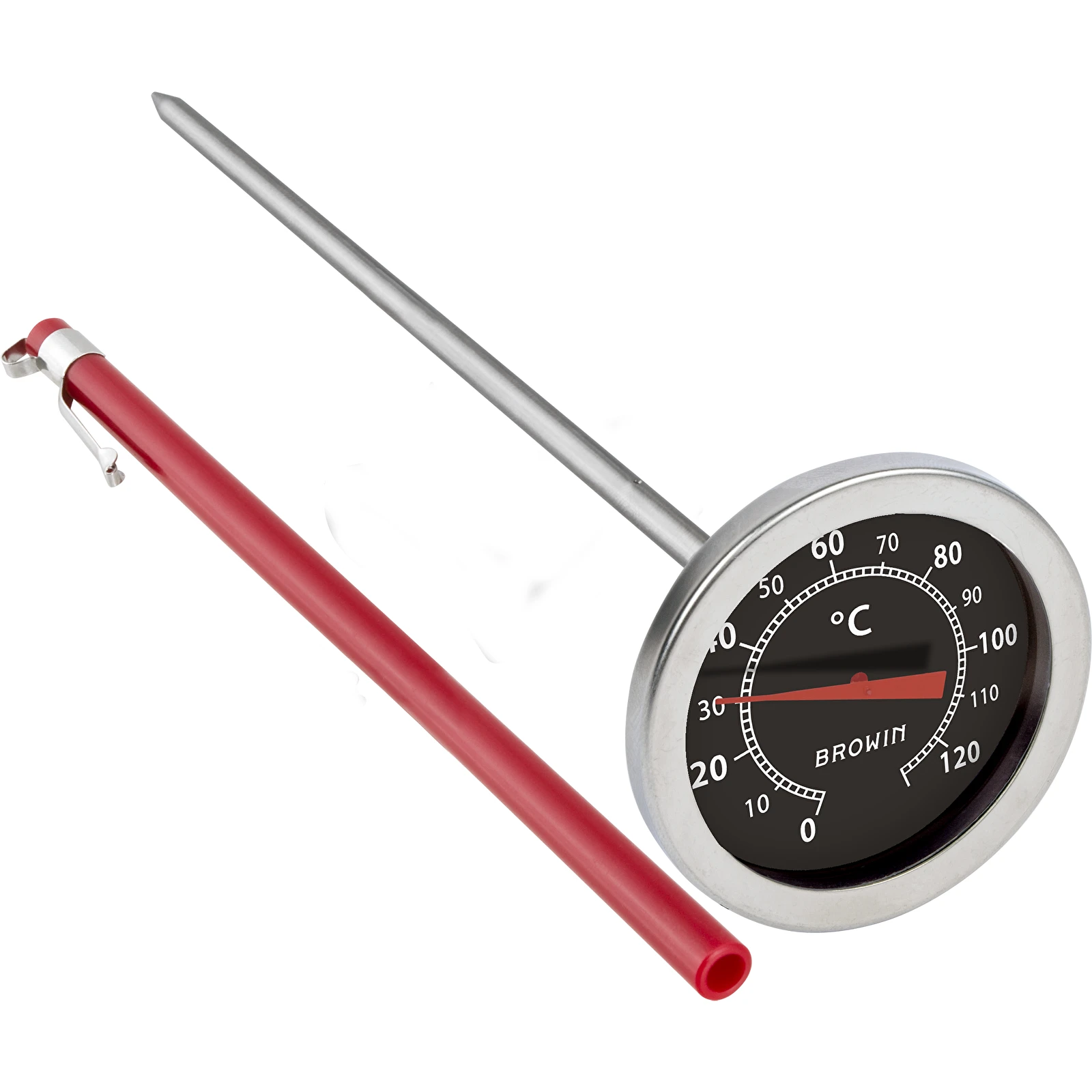 Backofen-Thermometer (0°C bis +300°C) Ø4,4cm (küchenthermometer) -  symbol:100502